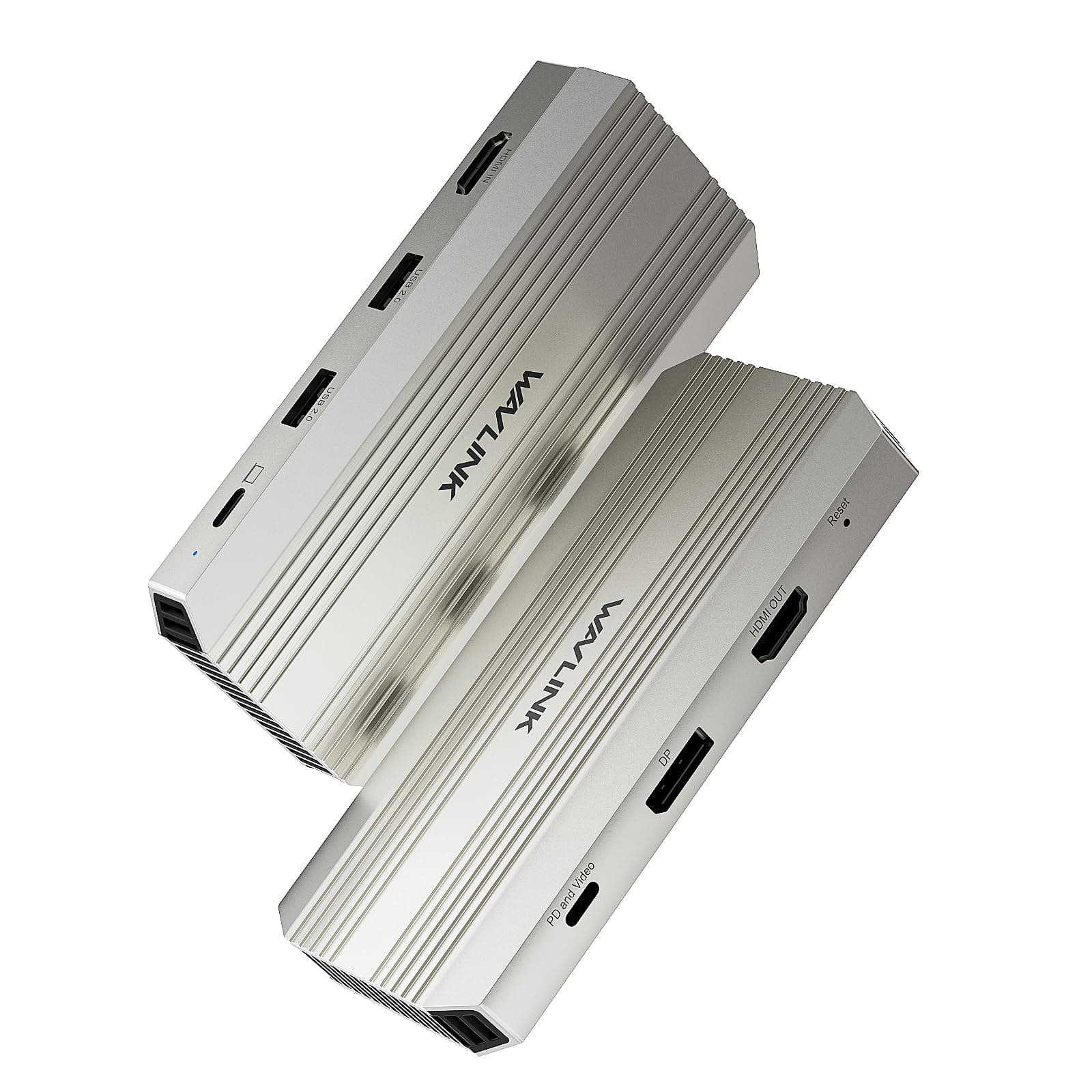 WAVLINK Video Capture Card, HDMI Capture Card for Streaming, 4k@30Hz Capture& Loop-Out, Single 4K@144Hz Display, 100W PD, Compatible with PS5/Xbox/Switch, OBS, Windows/Mac