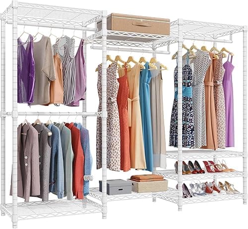 VIPEK V5 Portable Closet Wardrobe, Heavy Duty Clothes Rack with Cover, 68in