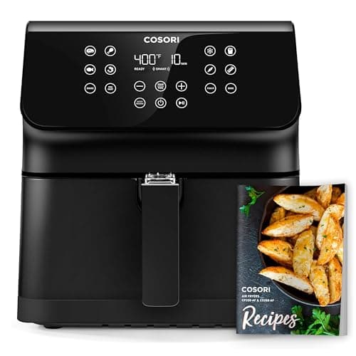 COSORI 12-in-1 Air Fryer 5.8QT with AdaptIQ Tech, Nutrition Facts App, Black