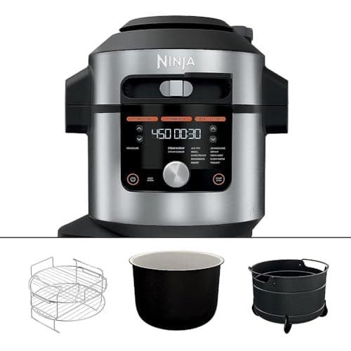 Ninja OL601 Foodi XL 8-Qt 14-in-1 Pressure Cooker Steam Fryer with SmartLid