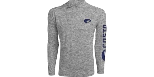 Costa Del Mar Men's Technical Hooded Long Sleeve Performance Shirt