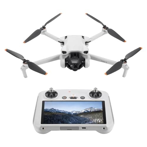 DJI Mini 3 with DJI RC 4K Camera Drone 3-Axis Mechanical Gimbal 38-Min Flight Time GPS Auto Return