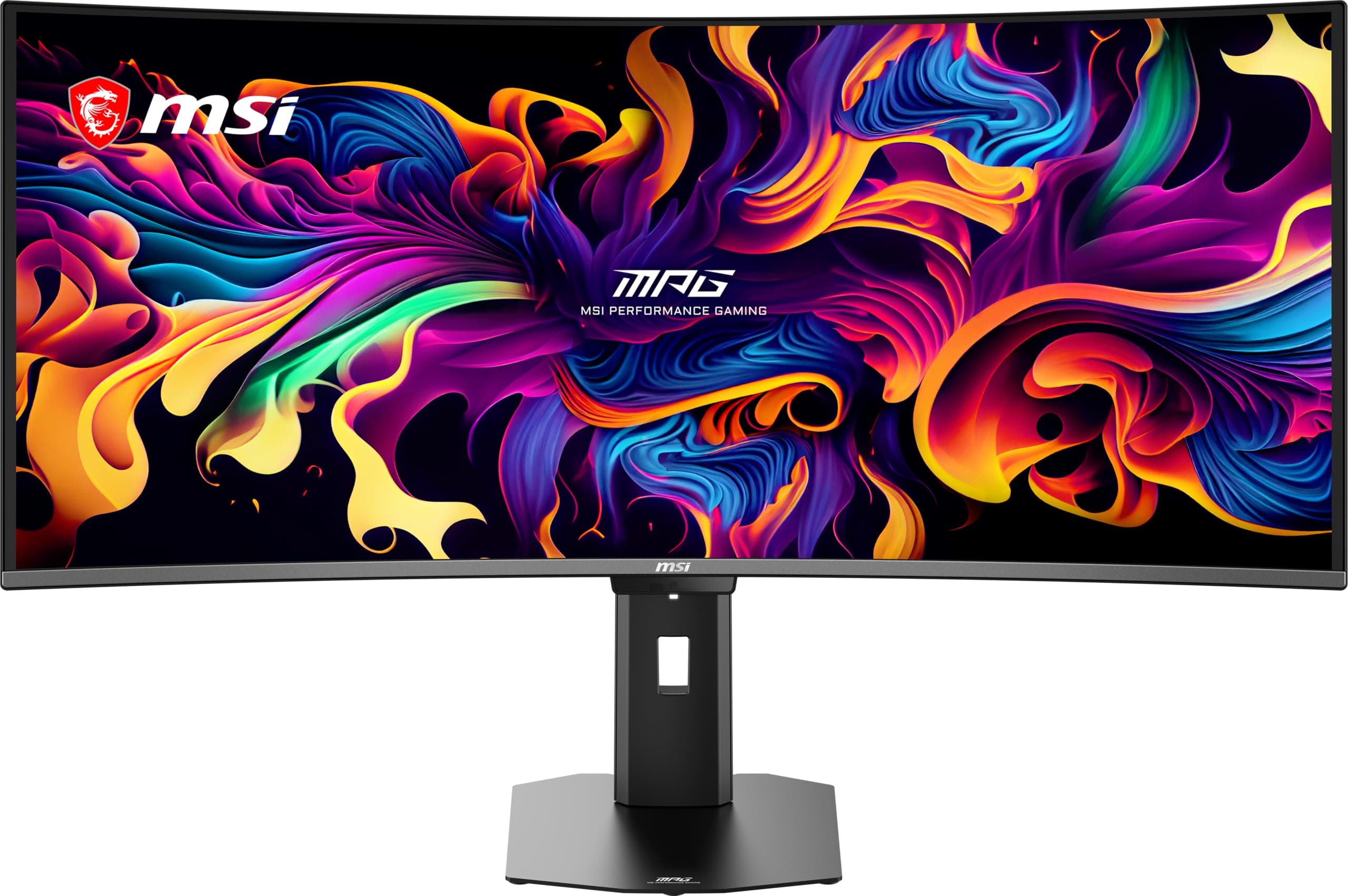 msi MPG 341CQR QD-OLED X36 34-inch 3440 x 1440 (UWQHD) Gaming Monitor, 360Hz, Adaptive-Sync, HDR Ready, HDMI, VGA Port, VESA Mountable, Tilt, 4-Side Slim Bezel, 0.03ms, Black
